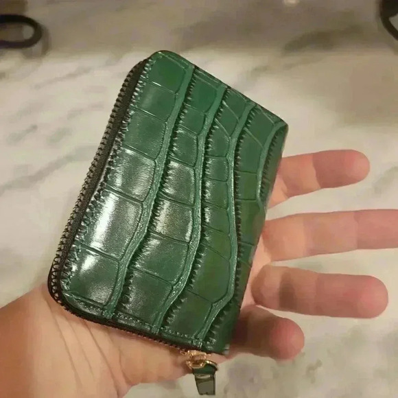 Unisex PU Credit Card Holder Zipper Purse Card Holder Wallet Money Coin … - Picture 4 of 13